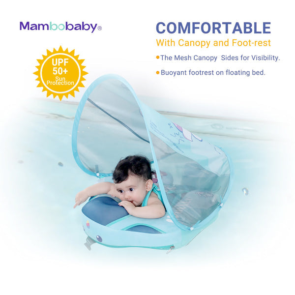 Mambobaby KuKuKiKi Baby Float — Non-Inflatable Chest Float, 3–24 Months