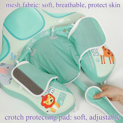 Mambobaby Animal Series Baby Float — Non-Inflatable Chest Float, Luxe Edition, 3–24 Months