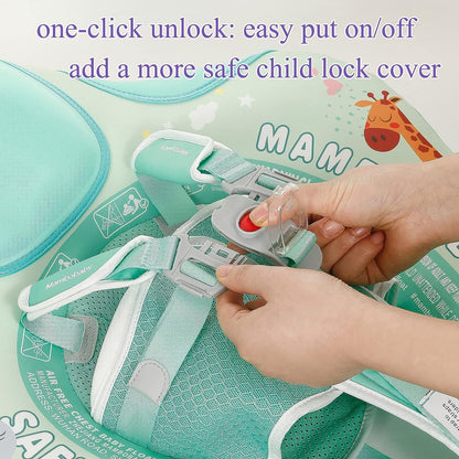 Mambobaby Animal Series Baby Float — Non-Inflatable Chest Float, Luxe Edition, 3–24 Months