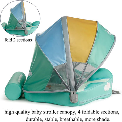 Mambobaby Animal Series Baby Float — Non-Inflatable Chest Float, Luxe Edition, 3–24 Months