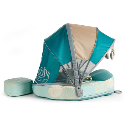 Mambobaby Seashell Travel Baby Float — Non-Inflatable, Foldable, 3–24 Months