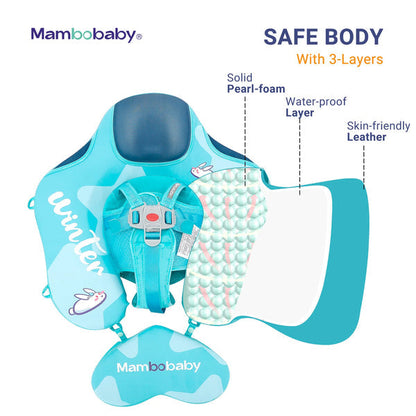Mambobaby KuKuKiKi Baby Float — Non-Inflatable Chest Float, 3–24 Months