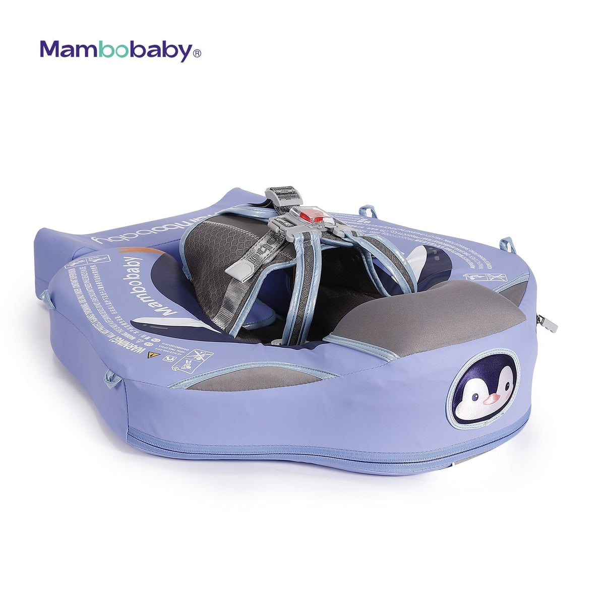 Mambobaby Penguin Baby Float — Non-Inflatable Chest Float, 3–24 Months