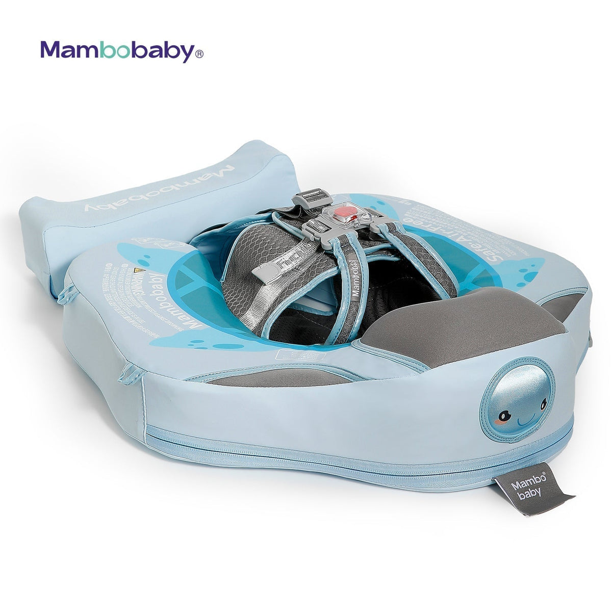 Mambobaby Turtle Baby Float — Non-Inflatable Chest Float, 3–24 Months