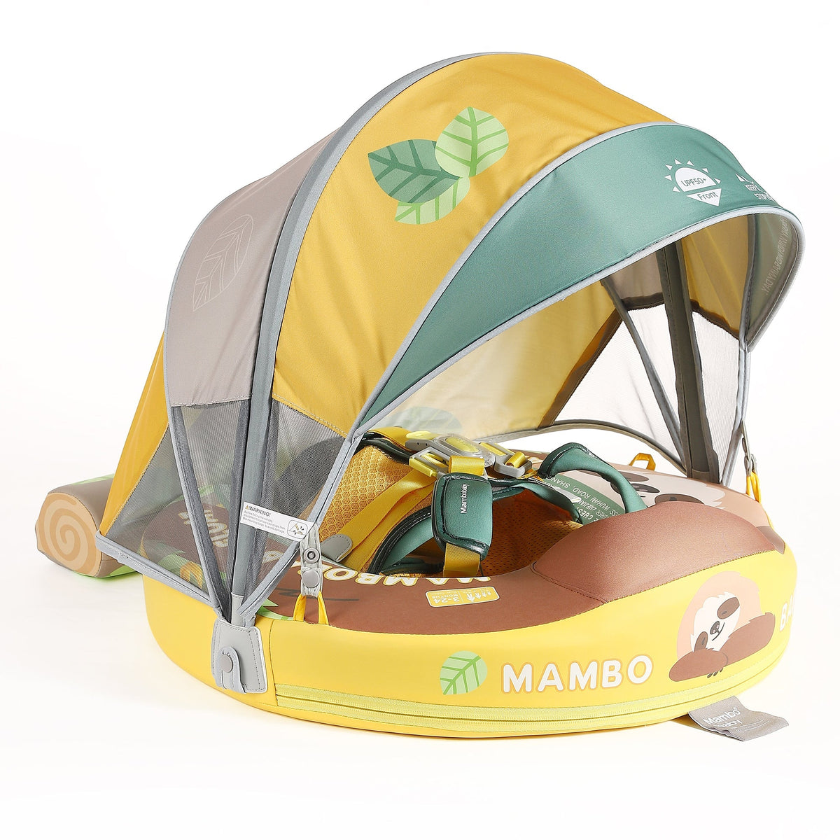 Mambobaby Sloth — air-free baby float with no pump and no valve.