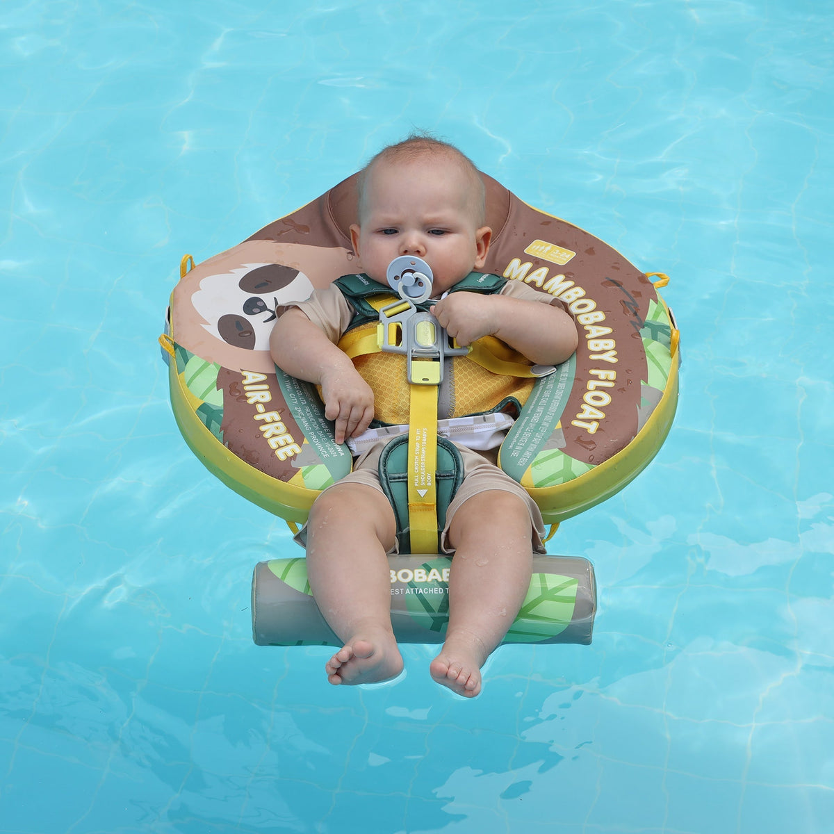 Mambobaby Sloth — air-free baby float with no pump and no valve — view 11.