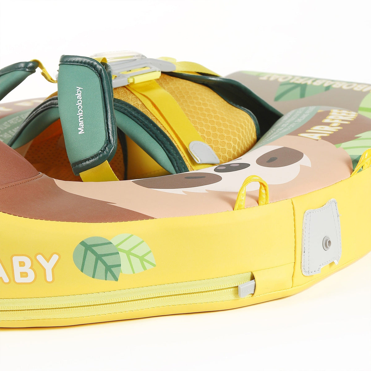 Mambobaby Sloth — air-free baby float with no pump and no valve — view 17.