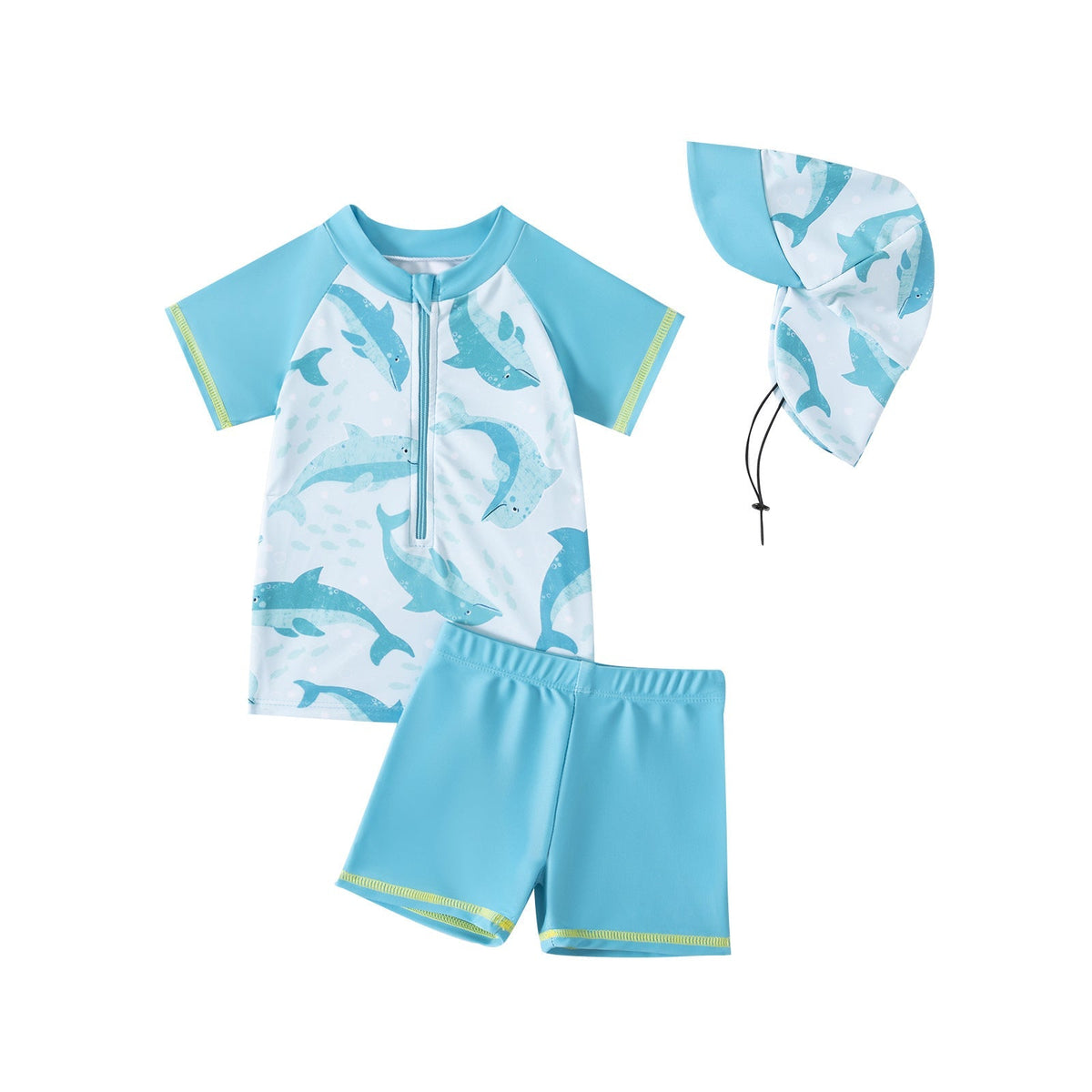 Mambobaby Kids UV Swim Set — Sun-Protective Swimsuit, 6 Months – 4 Years