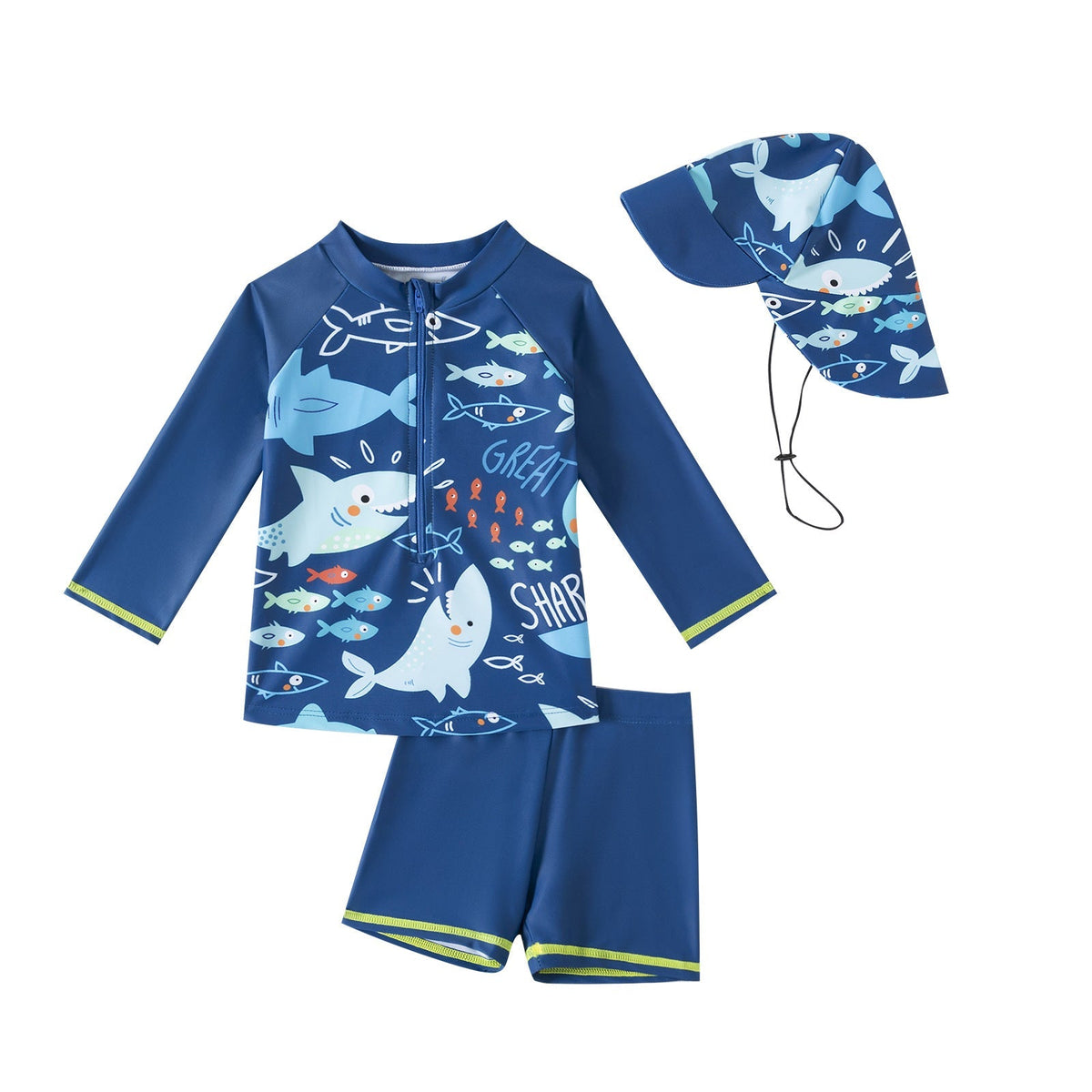 Mambobaby Kids UV Swim Set — Sun-Protective Swimsuit, 6 Months – 4 Years
