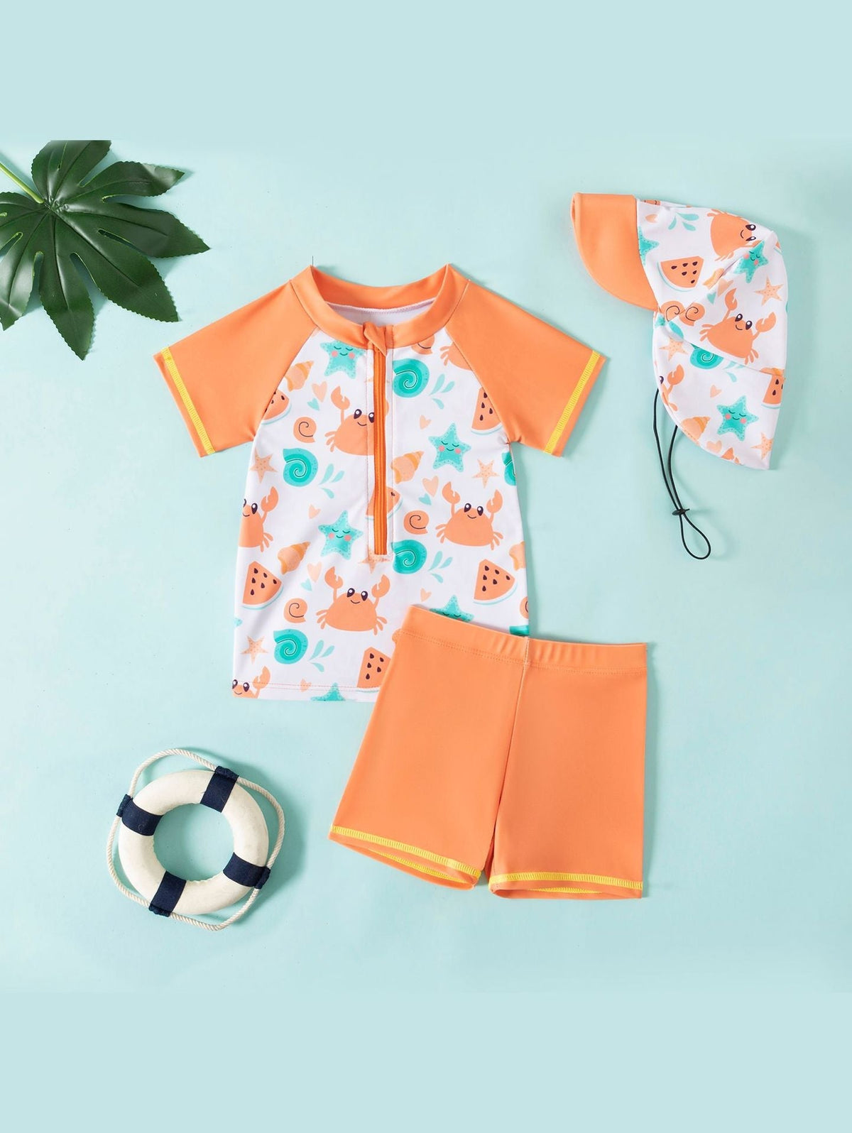 Mambobaby Kids UV Swim Set — Sun-Protective Swimsuit, 6 Months – 4 Years