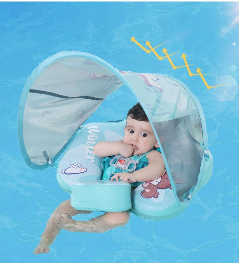 Mambobaby KuKuKiKi Baby Float — Non-Inflatable Chest Float, 3–24 Months