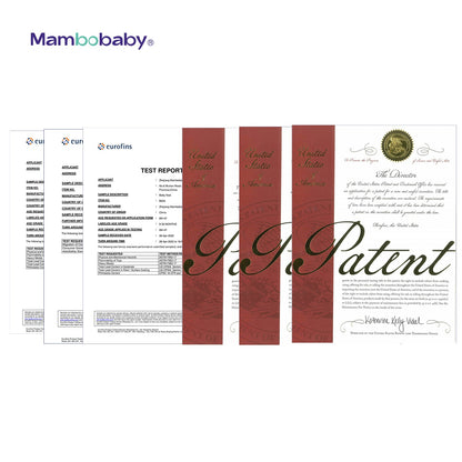 Detail of the air-free foam core construction of the Mambobaby Kids Back.
