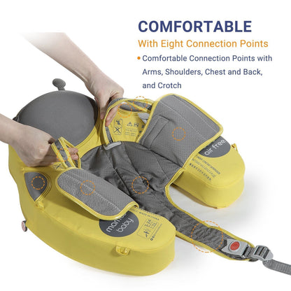 Detail of the Mambobaby™ Ladybug Float showing its 8 connection points for stability.