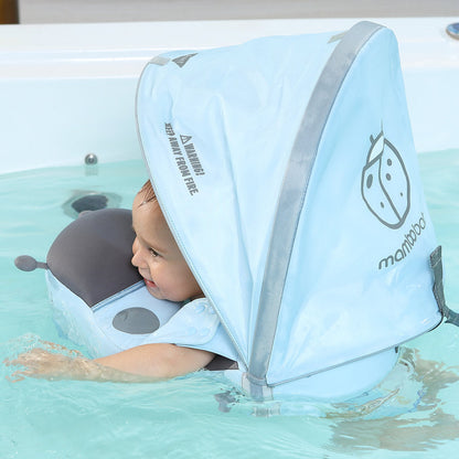 Mambobaby™ Ladybug Float with UPF 50+ UV sunshield canopy.