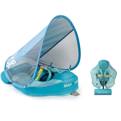 Mambobaby Modern Geometric — air-free baby float with no pump and no valve — view 2.