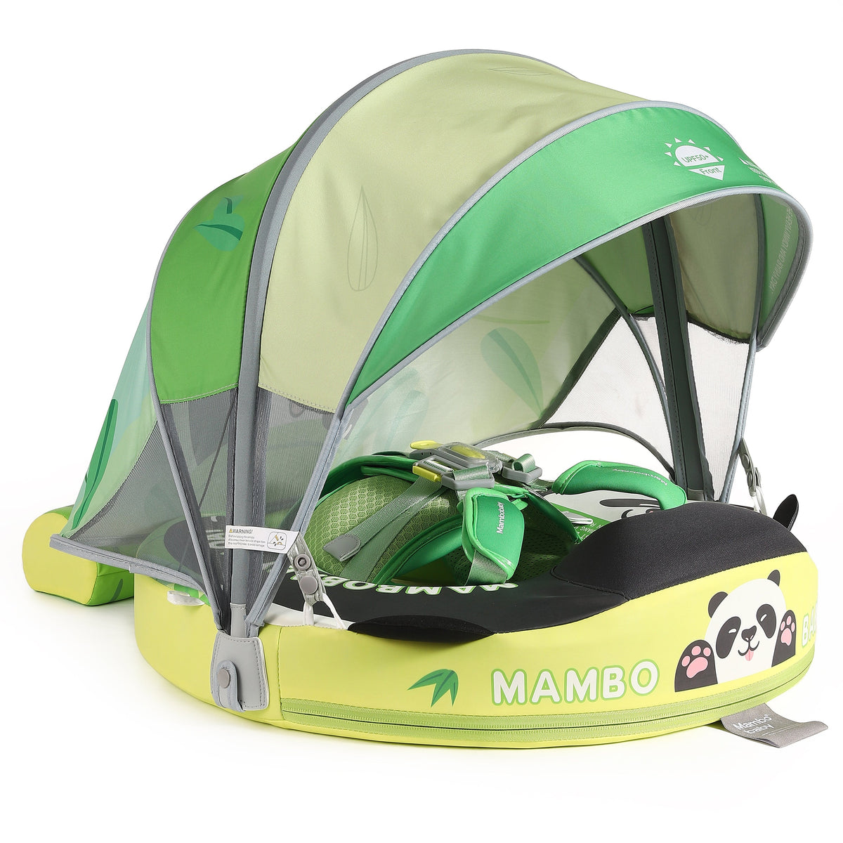 Mambobaby Panda — air-free baby float with no pump and no valve.