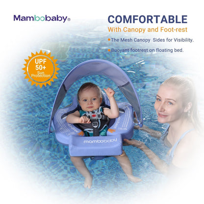 Mambobaby Penguin — air-free baby float with no pump and no valve.