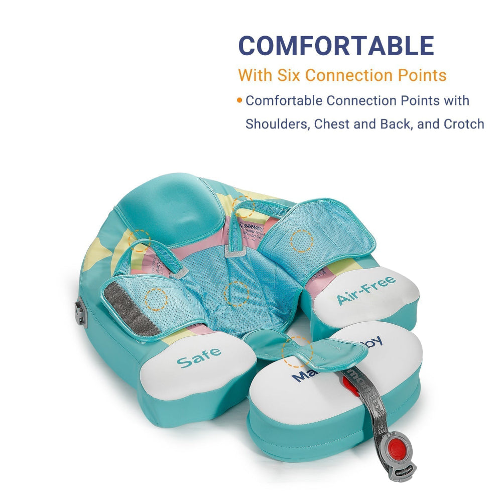 Detail of the Mambobaby™ Rainbow Float showing its 6 connection points for stability.